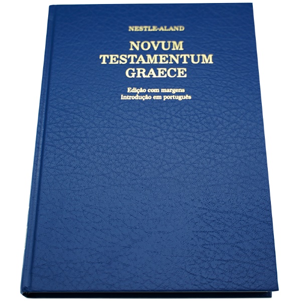 NOVUM TESTAMENTUM GRAECE: NESTLE-ALAND | AZUL, Livraria Bereia