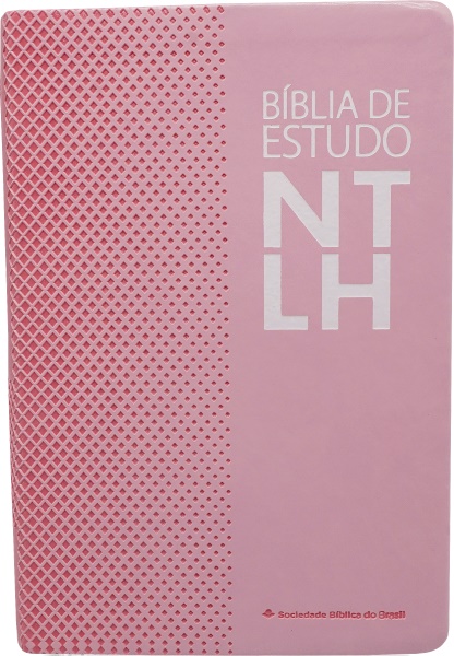 BÍBLIA DE ESTUDO NTLH CAPA ROSA NOBRE