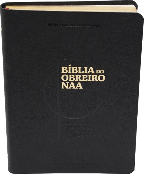BÍBLIA DO OBREIRO NAA COR PRETA NOVA CAPA
