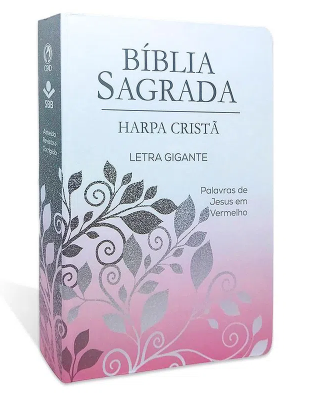 BÍBLIA HARPA POPULAR LETRA GIGANTE | RAMO PRATA