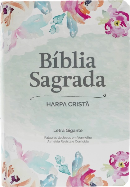 BÍBLIA AQUARELA HARPA GIGANTE SEMIFLEXIVEL ARC