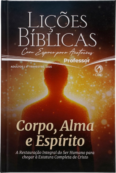 LIÇÕES BÍBLICAS ADULTO PROF. CAPA DURA 4 TRI 2025