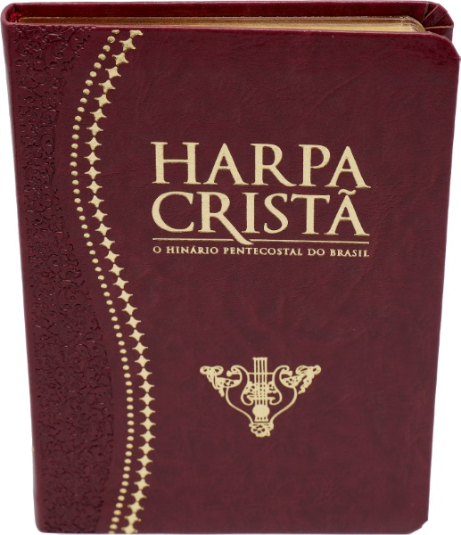 HARPA CRISTÃ LUXO GRANDE VINHO (CPAD)
