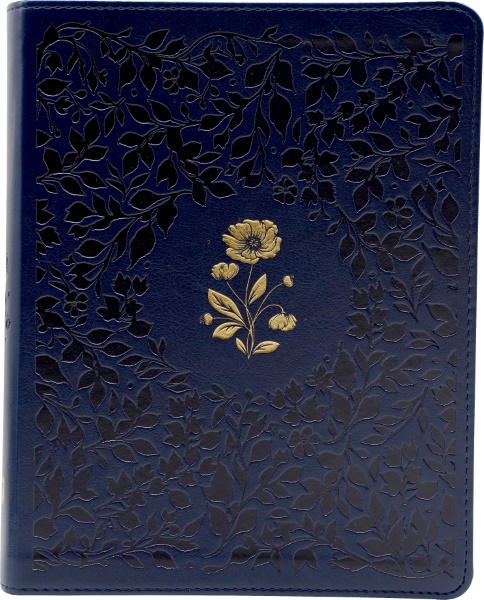 BÍBLIA ACF AZUL FLORIDA COM ESPAÇO PARA ANOTAÇÕES