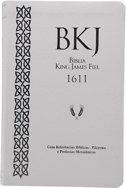 BÍBLIA KING JAMES FIEL 1611BRANCA COM REFERÊNCIAS