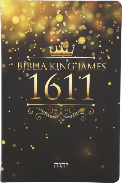 BÍBLIA KING JAMES 1611 COROA SLIM