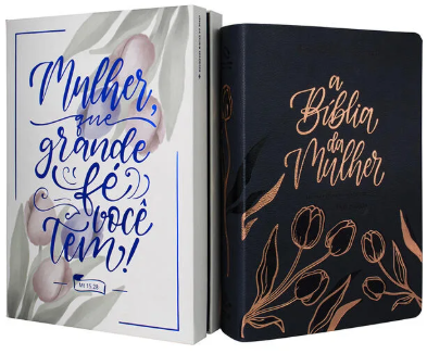 A BÍBLIA DA MULHER NAA | AZUL TULIPA