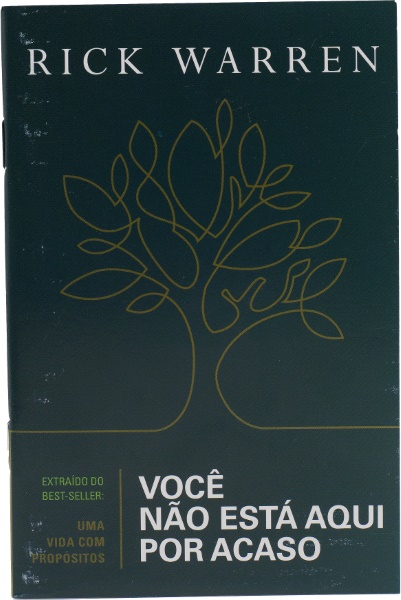 VOCÊ NÃO ESTA AQUI POR ACASO | RICK WARREN